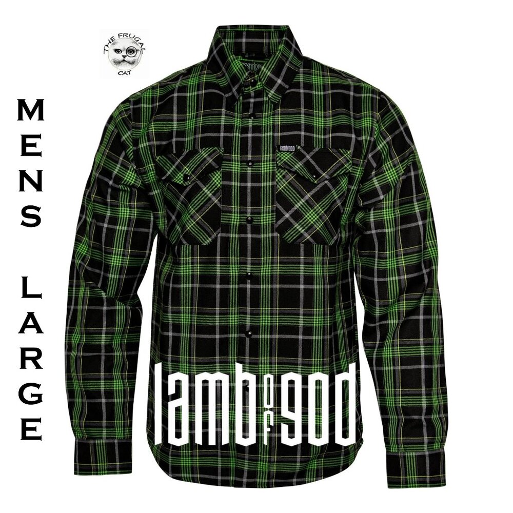 DIXXON FLANNEL x LAMB OF GOD 2026 INTO OBLIVION Flannel Shirt Collab - Men's L